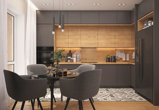 A modern cabinet design